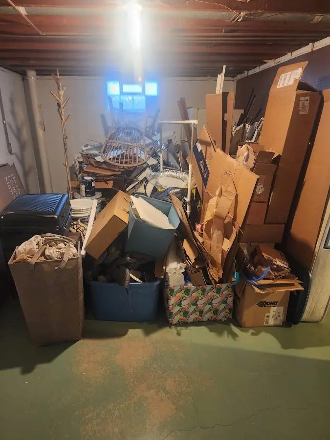 Roll-off dumpster container at job site for Yard Waste Dumpster Rental in Lake Magdalene